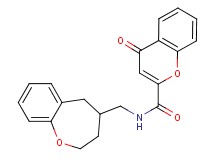 4-oxo-N-(2,3,4,5-tetrahydro-1-benzoxepin-4-ylmethyl)-4H-chromene-2-carboxamide