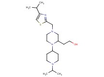 2-{1-(1-isopropyl-4-piperidinyl)-4-[(4-isopropyl-1,3-thiazol-2-yl)methyl]-2-piperazinyl}ethanol
