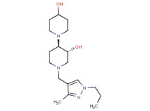 (3'R*,4'R*)-1'-[(3-methyl-1-propyl-1H-pyrazol-4-yl)methyl]-1,4'-bipiperidine-3',4-diol