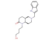 (4aS*,8aR*)-1-(4-hydroxybutyl)-6-(1H-indol-2-ylmethyl)octahydro-1,6-naphthyridin-2(1H)-one
