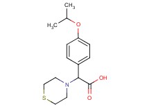 (4-isopropoxyphenyl)(thiomorpholin-4-yl)acetic acid
