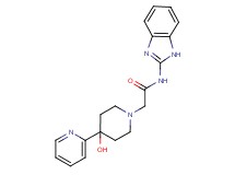 N-1H-benzimidazol-2-yl-2-(4-hydroxy-4-pyridin-2-ylpiperidin-1-yl)acetamide