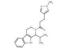 1-isopropyl-2-[3-(1-methyl-1H-pyrazol-4-yl)propanoyl]-2,3,4,9-tetrahydro-1H-beta-carboline