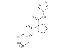 1-(3,4-dimethoxyphenyl)-N-4H-1,2,4-triazol-4-ylcyclopentanecarboxamide