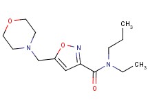 N-ethyl-5-(morpholin-4-ylmethyl)-N-propylisoxazole-3-carboxamide