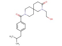 2-(2-hydroxyethyl)-9-(4-isobutylbenzoyl)-2,9-diazaspiro[5.5]undecan-3-one
