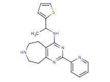2-pyridin-2-yl-N-[1-(2-thienyl)ethyl]-6,7,8,9-tetrahydro-5H-pyrimido[4,5-d]azepin-4-amine