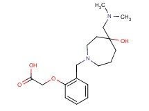 [2-({4-[(dimethylamino)methyl]-4-hydroxy-1-azepanyl}methyl)phenoxy]acetic acid