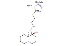 (1R,9aR)-1-[({2-[(1-methyl-1H-tetrazol-5-yl)thio]ethyl}amino)methyl]octahydro-2H-quinolizin-1-ol