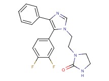 1-{2-[5-(3,4-difluorophenyl)-4-phenyl-1H-imidazol-1-yl]ethyl}imidazolidin-2-one