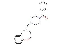 1-benzoyl-4-(2,3,4,5-tetrahydro-1-benzoxepin-4-ylmethyl)piperazine