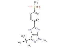 3-tert-butyl-1-methyl-5-[4-(methylsulfonyl)phenyl]-1,4-dihydroimidazo[4,5-c]pyrazole