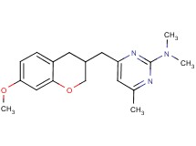 4-[(7-methoxy-3,4-dihydro-2H-chromen-3-yl)methyl]-N,N,6-trimethylpyrimidin-2-amine