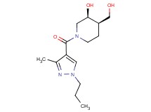 (3S*,4R*)-4-(hydroxymethyl)-1-[(3-methyl-1-propyl-1H-pyrazol-4-yl)carbonyl]-3-piperidinol