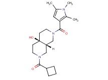 (4aS*,8aS*)-2-(cyclobutylcarbonyl)-7-[(1,2,5-trimethyl-1H-pyrrol-3-yl)carbonyl]octahydro-2,7-naphthyridin-4a(2H)-ol