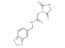 N-(2,1,3-benzoxadiazol-5-ylmethyl)-2-(2,5-dioxo-1-imidazolidinyl)acetamide