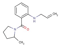 N-allyl-2-[(2-methylpyrrolidin-1-yl)carbonyl]aniline