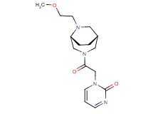 1-{2-[(1R*,5R*)-6-(2-methoxyethyl)-3,6-diazabicyclo[3.2.2]non-3-yl]-2-oxoethyl}-2(1H)-pyrimidinone