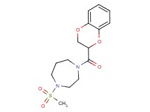 1-(2,3-dihydro-1,4-benzodioxin-2-ylcarbonyl)-4-(methylsulfonyl)-1,4-diazepane