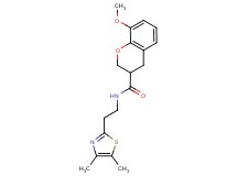 N-[2-(4,5-dimethyl-1,3-thiazol-2-yl)ethyl]-8-methoxychromane-3-carboxamide