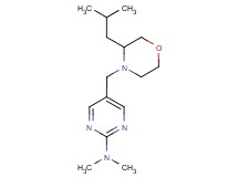 5-[(3-isobutylmorpholin-4-yl)methyl]-N,N-dimethylpyrimidin-2-amine