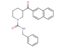 N-benzyl-3-(2-naphthoyl)-1-piperidinecarboxamide