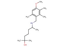 6-[(4-methoxy-2,3,6-trimethylbenzyl)amino]-2-methyl-2-heptanol