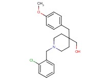 [1-(2-chlorobenzyl)-4-(4-methoxybenzyl)-4-piperidinyl]methanol
