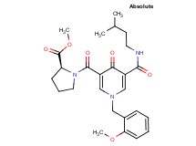 methyl 1-[(1-(2-methoxybenzyl)-5-{[(3-methylbutyl)amino]carbonyl}-4-oxo-1,4-dihydro-3-pyridinyl)carbonyl]-L-prolinate