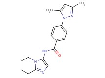 4-(3,5-dimethyl-1H-pyrazol-1-yl)-N-(5,6,7,8-tetrahydroimidazo[1,2-a]pyridin-3-yl)benzamide