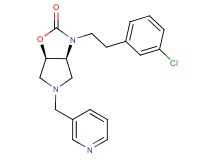 (3aS*,6aR*)-3-[2-(3-chlorophenyl)ethyl]-5-(3-pyridinylmethyl)hexahydro-2H-pyrrolo[3,4-d][1,3]oxazol-2-one