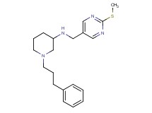 N-{[2-(methylthio)-5-pyrimidinyl]methyl}-1-(3-phenylpropyl)-3-piperidinamine