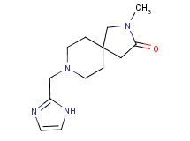 8-(1H-imidazol-2-ylmethyl)-2-methyl-2,8-diazaspiro[4.5]decan-3-one