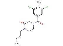 1-butyl-4-(3,5-dichloro-4-methylbenzoyl)-2-piperazinone
