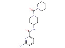6-amino-N-[1-(piperidin-1-ylcarbonyl)piperidin-4-yl]pyridine-2-carboxamide