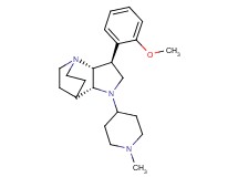 (2R*,3S*,6R*)-3-(2-methoxyphenyl)-5-(1-methyl-4-piperidinyl)-1,5-diazatricyclo[5.2.2.0~2,6~]undecane