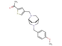 1-(4-{[(1S*,5R*)-3-(4-methoxybenzyl)-3,6-diazabicyclo[3.2.2]non-6-yl]methyl}-2-thienyl)ethanone