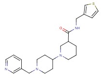 1'-(pyridin-3-ylmethyl)-N-(3-thienylmethyl)-1,4'-bipiperidine-3-carboxamide