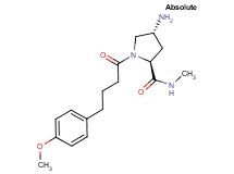 (2S,4R)-4-amino-1-[4-(4-methoxyphenyl)butanoyl]-N-methylpyrrolidine-2-carboxamide