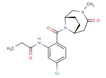 N-(5-chloro-2-{[(1S*,6R*)-3-methyl-4-oxo-3,9-diazabicyclo[4.2.1]non-9-yl]carbonyl}phenyl)propanamide
