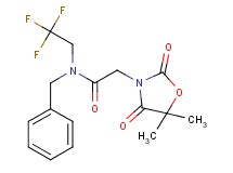 N-benzyl-2-(5,5-dimethyl-2,4-dioxo-1,3-oxazolidin-3-yl)-N-(2,2,2-trifluoroethyl)acetamide