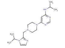 N-isopropyl-6-{4-[(1-isopropyl-1H-imidazol-2-yl)methyl]piperazin-1-yl}pyrimidin-4-amine