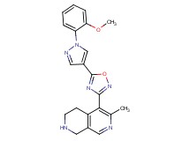 5-{5-[1-(2-methoxyphenyl)-1H-pyrazol-4-yl]-1,2,4-oxadiazol-3-yl}-6-methyl-1,2,3,4-tetrahydro-2,7-naphthyridine hydrochloride