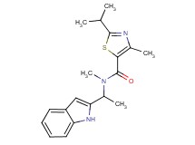 N-[1-(1H-indol-2-yl)ethyl]-2-isopropyl-N,4-dimethyl-1,3-thiazole-5-carboxamide