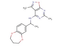 N-[1-(3,4-dihydro-2H-1,5-benzodioxepin-7-yl)ethyl]-3,6-dimethylisoxazolo[5,4-d]pyrimidin-4-amine