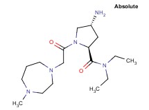 (2S,4R)-4-amino-N,N-diethyl-1-[(4-methyl-1,4-diazepan-1-yl)acetyl]pyrrolidine-2-carboxamide