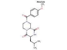 (3S,9aR)-3-isobutyl-8-(4-methoxybenzoyl)tetrahydro-2H-pyrazino[1,2-a]pyrazine-1,4(3H,6H)-dione
