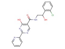 N-[2-(2-chlorophenyl)-2-hydroxyethyl]-4-hydroxy-2-pyridin-2-ylpyrimidine-5-carboxamide