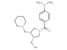 [(3R*,4R*)-1-[4-(dimethylamino)benzoyl]-4-(piperidin-1-ylmethyl)pyrrolidin-3-yl]methanol