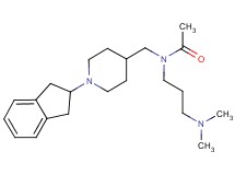 N-{[1-(2,3-dihydro-1H-inden-2-yl)piperidin-4-yl]methyl}-N-[3-(dimethylamino)propyl]acetamide